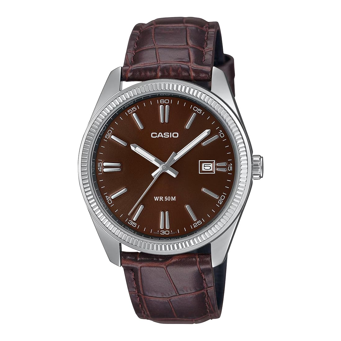 Casio Enticer Men MTP-1302PL-5AVEF Analog Brown Dial Men