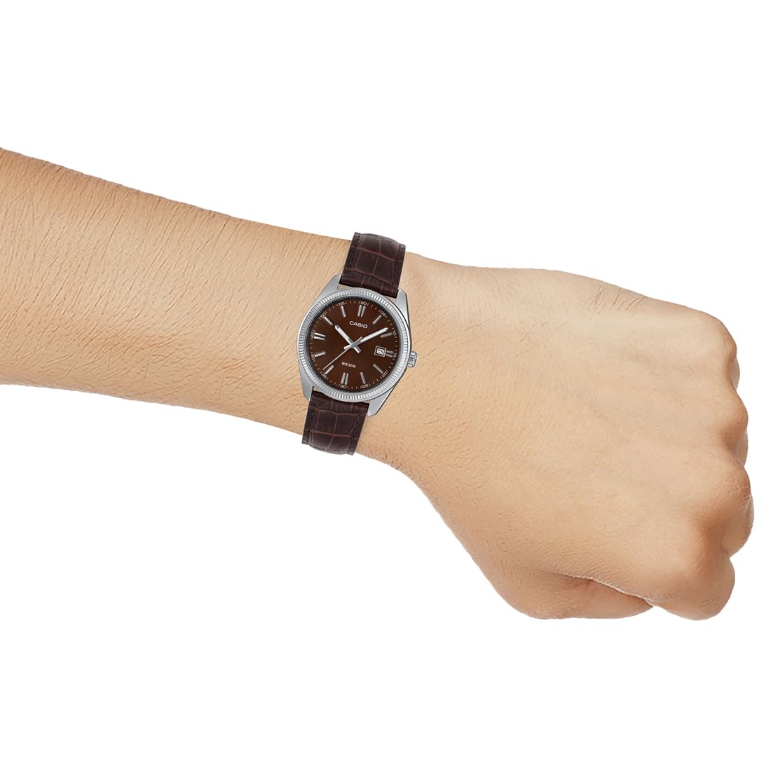 Casio Enticer Men MTP-1302PL-5AVEF Analog Brown Dial Men