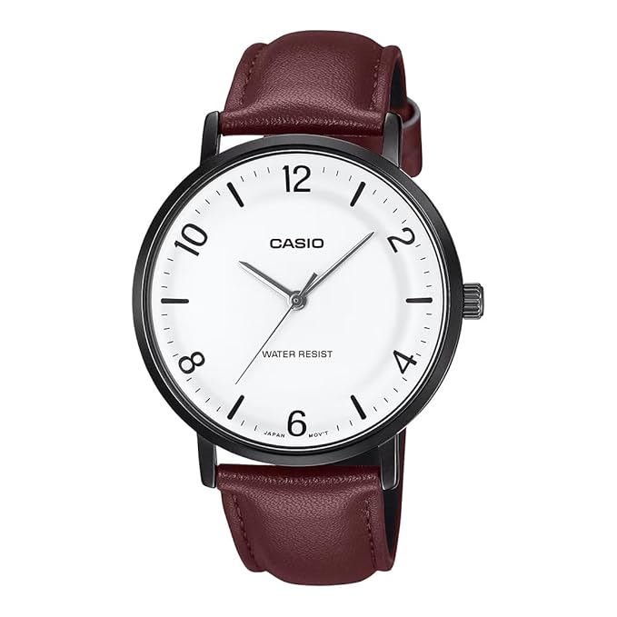 Casio Enticer Men MTP-VT03BL-7BDF Analog White Dial Men