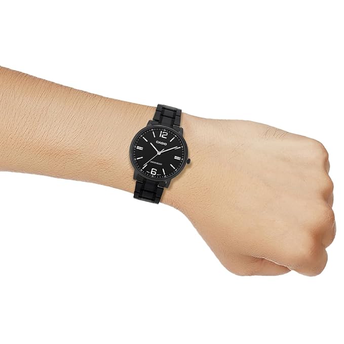 Casio Enticer Men MTP-SN5YB-1A Analog Black Dial Men