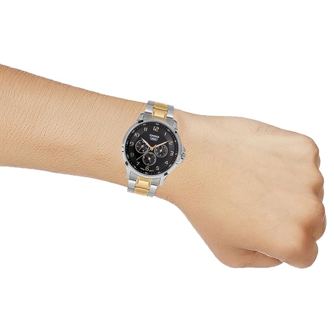 Casio Enticer Men MTP-SN2KSG-1A Analog Black Dial Men