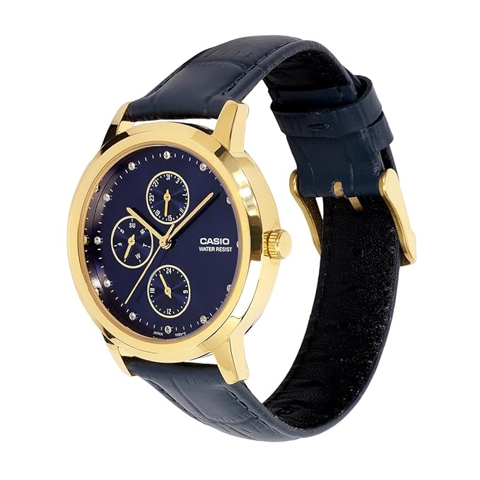 Casio Enticer Ladies LTP-SN6KGL-2A Analog Blue Dial Watch