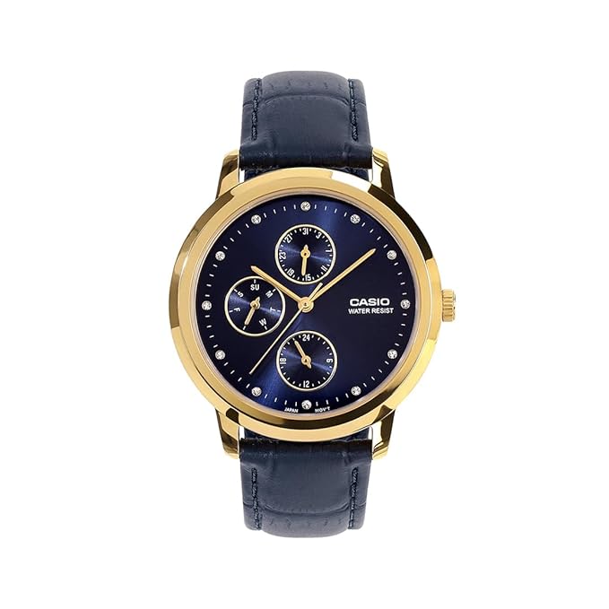 Casio Enticer Ladies LTP-SN6KGL-2A Analog Blue Dial Watch