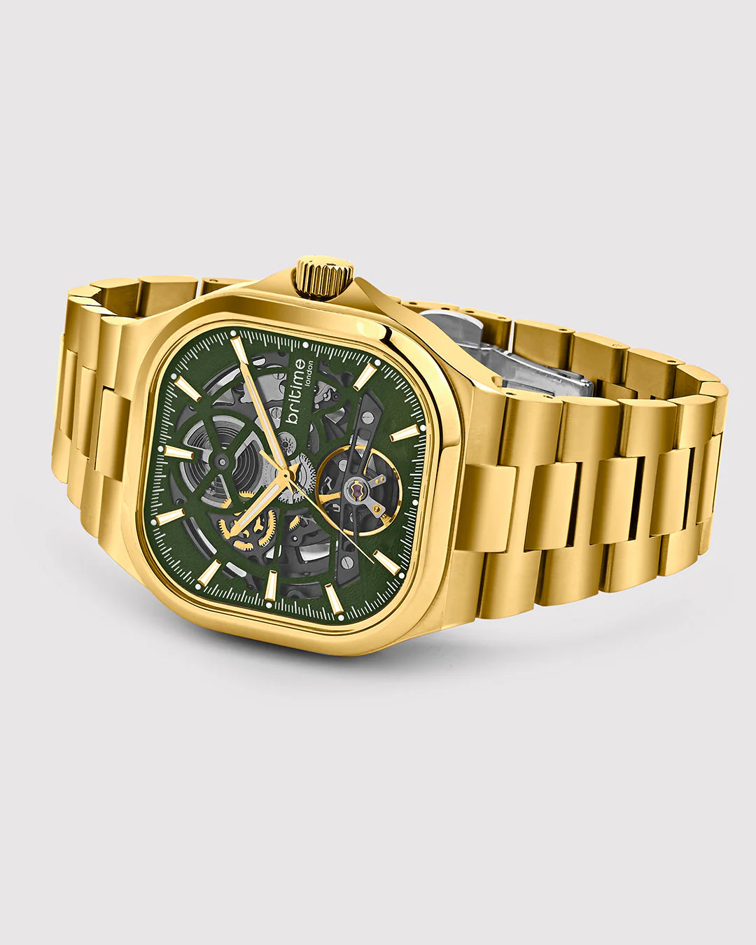 Monarch Men Automatic Green Dial Analog Steel Watch