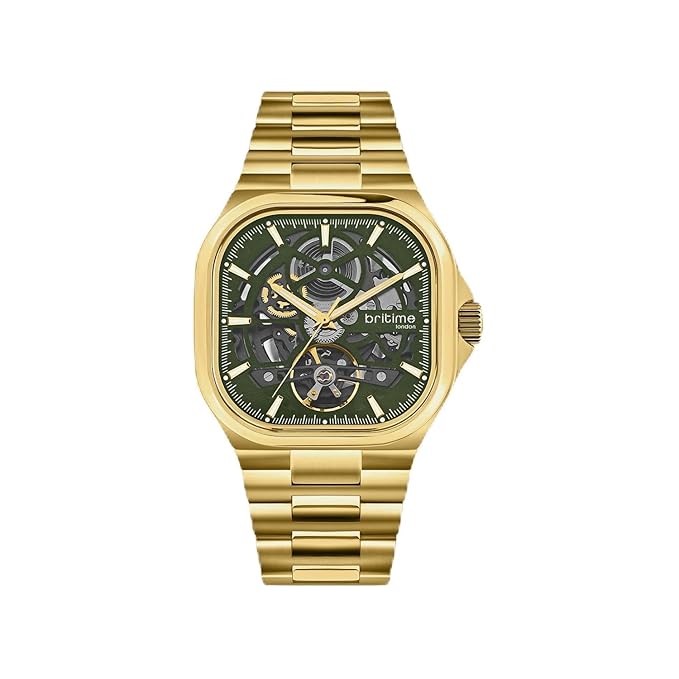 Monarch Men Automatic Green Dial Analog Steel Watch