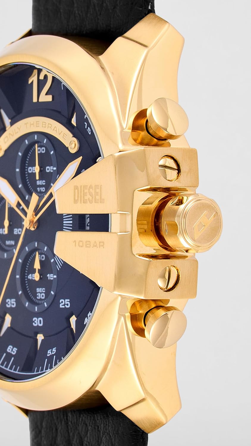 Diesel Mega Chief Analog Black Over sized dial Men's Watch