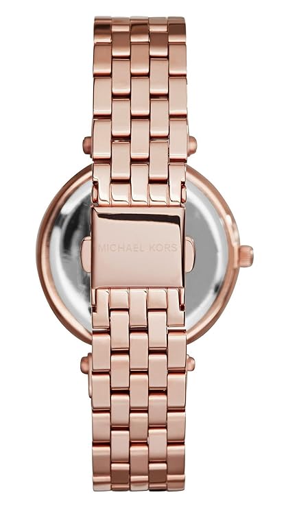 Michael Kors Stainless Steel Mk3431 Rose Gold Tone Women's Analogue Watch