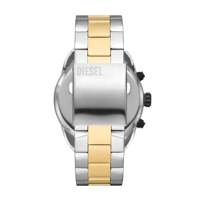Diesel Spiked Analog Black Dial Men's Stainless Steel Watch