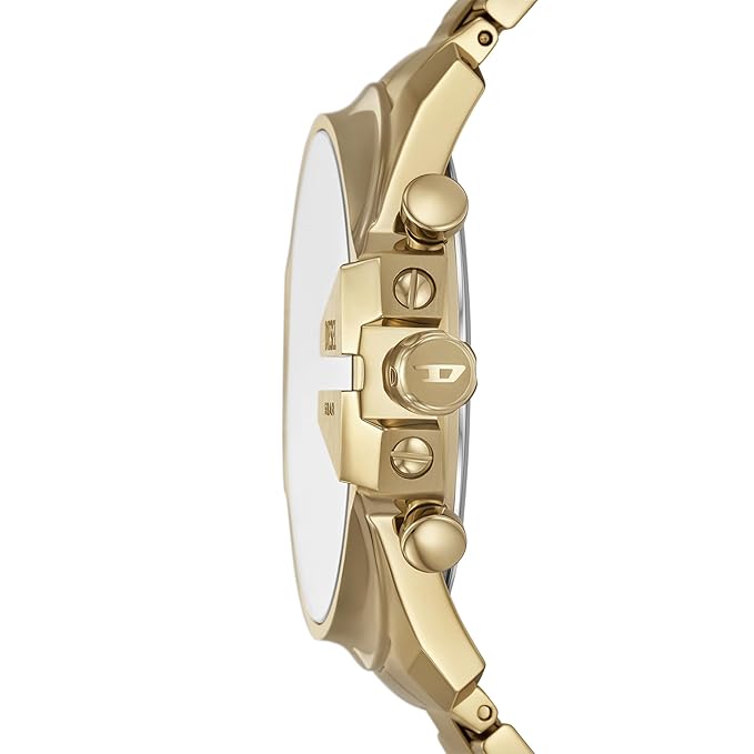 Diesel Mega Chief Slim Gold Quartz Stainless Steel Watch