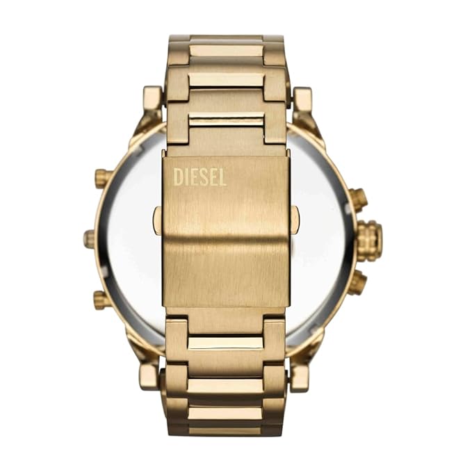 Diesel Mr. Daddy Watch for Men, Quartz Multifunctional Movement with Stainless Steel Strap