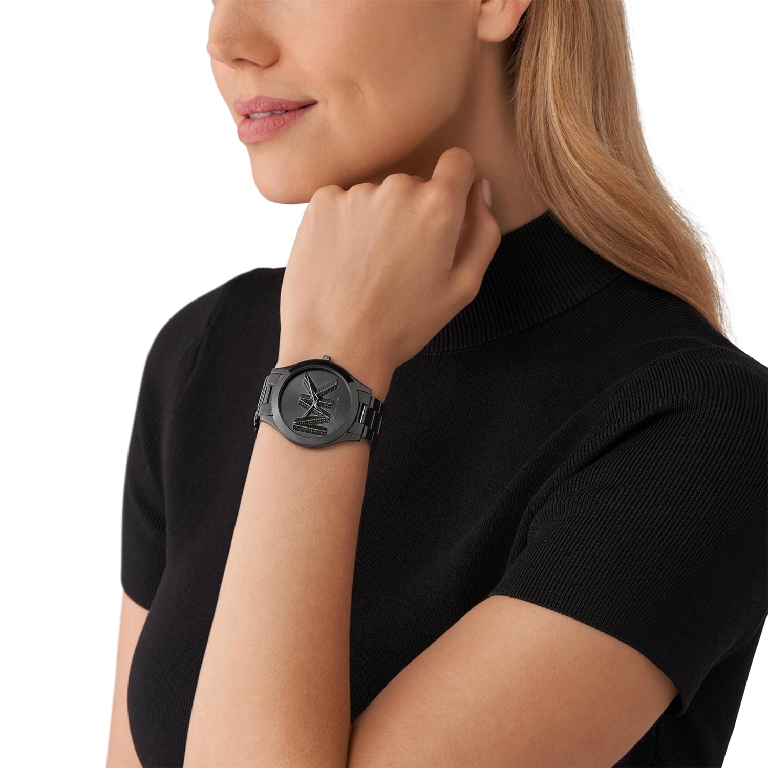 Michael Kors Slim Runway Black Watch