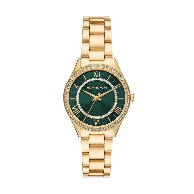 Michael Kors Metal Analog Green Dial Women's Watch