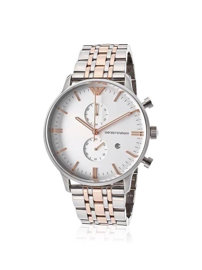 Emporio Armani Chronograph White Dial Men's Watch