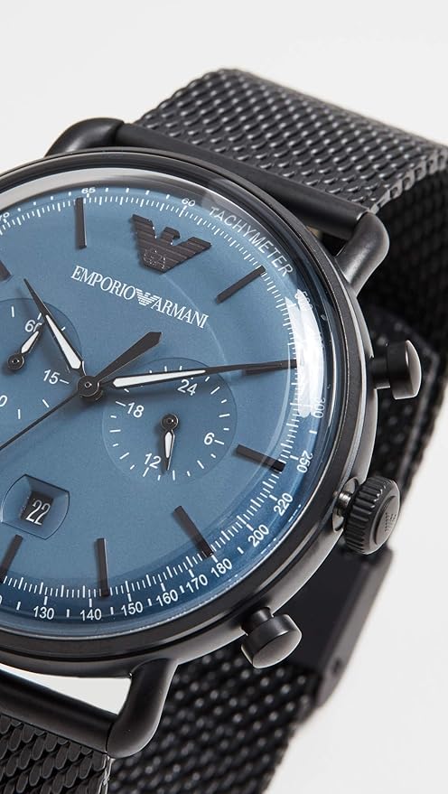 Emporio Armani Aviator Analog Blue Dial Men's Watch