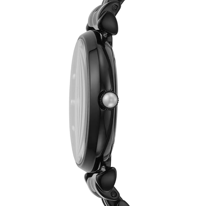 Emporio Armani Analog Black Dial Women's Watch