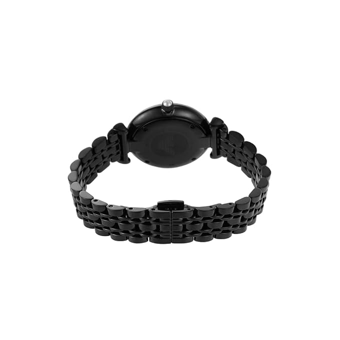 Emporio Armani Analog Black Dial Women's Watch
