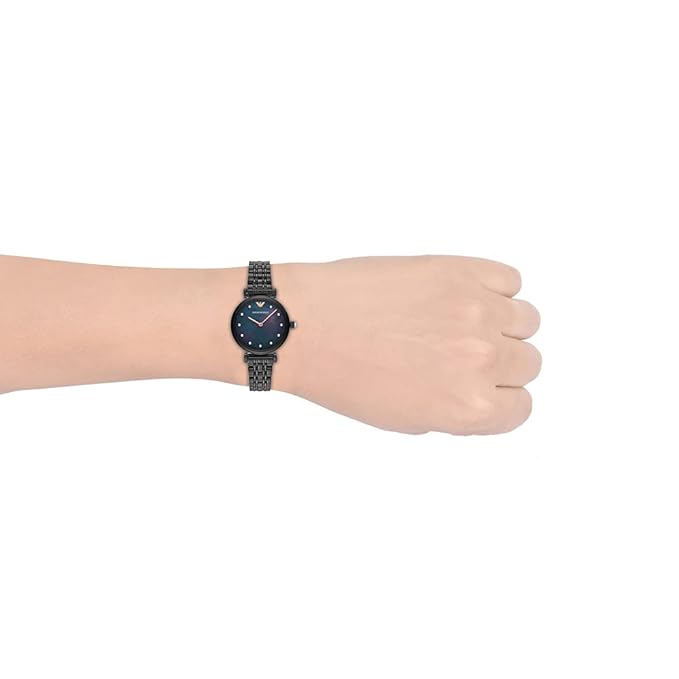 Emporio Armani Analog Black Dial Women's Watch