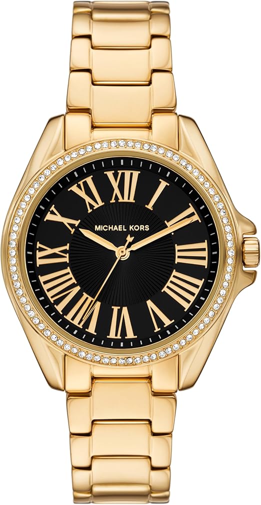 Michael Kors Kaycie Women's Watch, Stainless Steel and Pavé Crystal Bracelet Watch for Women