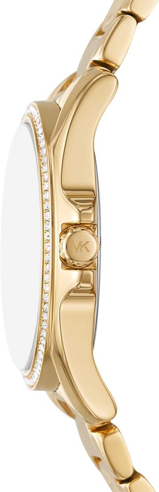 Michael Kors Kaycie Women's Watch, Stainless Steel and Pavé Crystal Bracelet Watch for Women