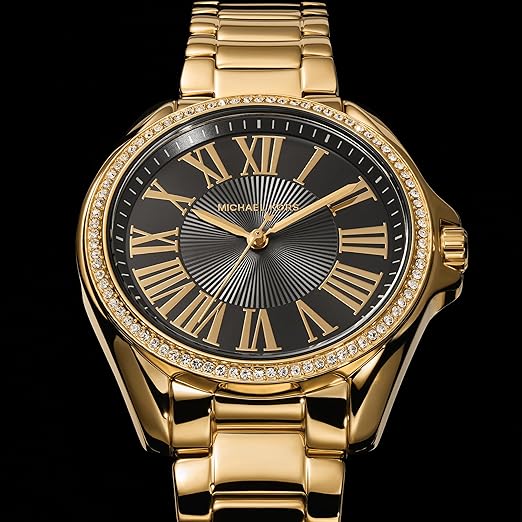 Michael Kors Kaycie Women's Watch, Stainless Steel and Pavé Crystal Bracelet Watch for Women