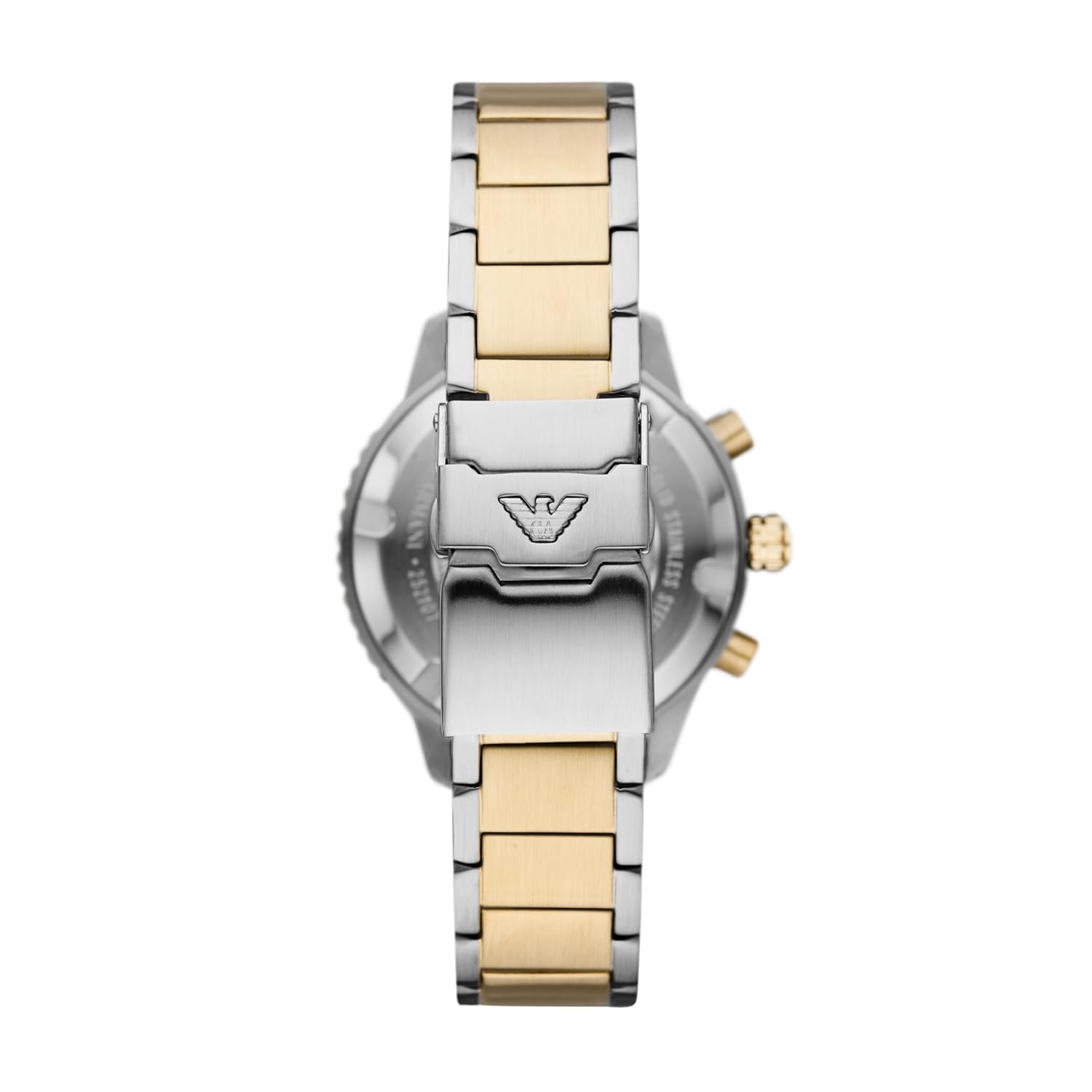Emporio Armani Analog Blue Dial Men's Watch Stainless Steel, Multicolor Strap