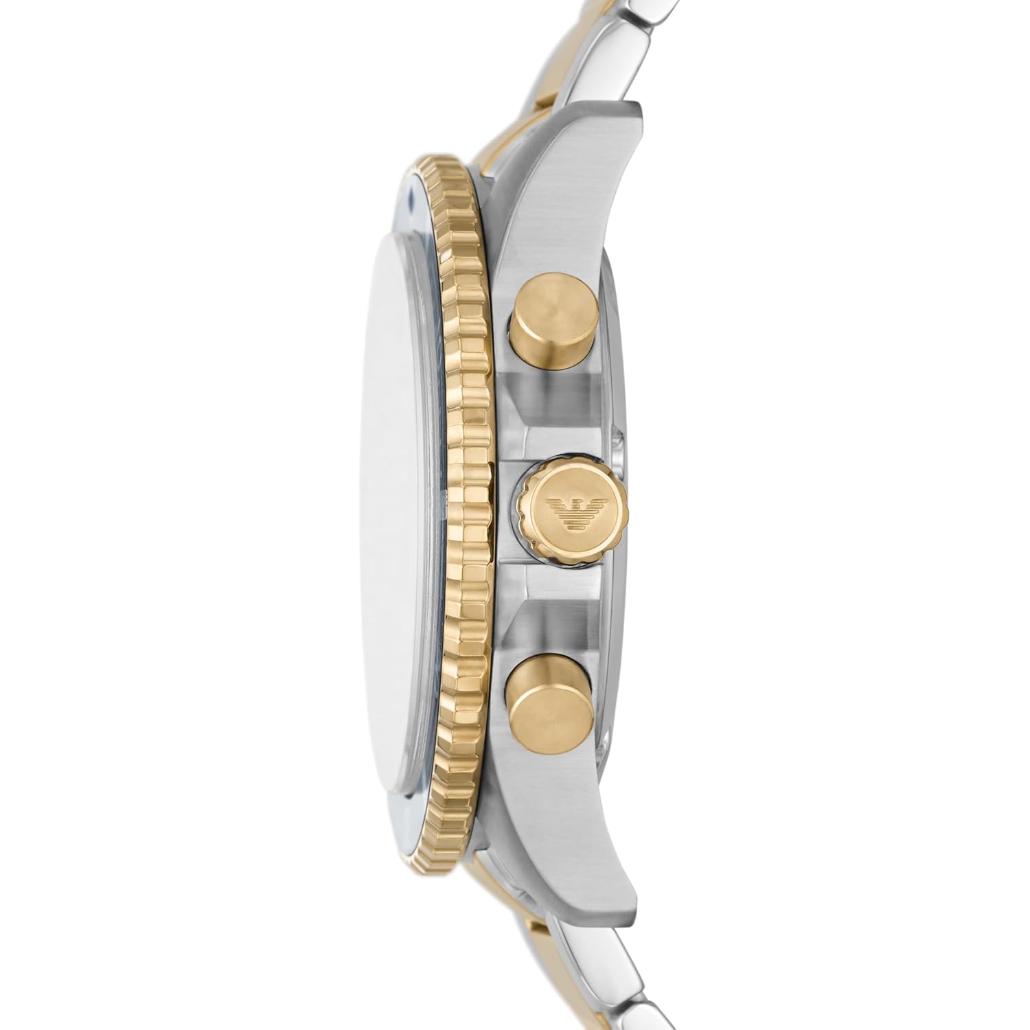 Emporio Armani Analog Blue Dial Men's Watch Stainless Steel, Multicolor Strap