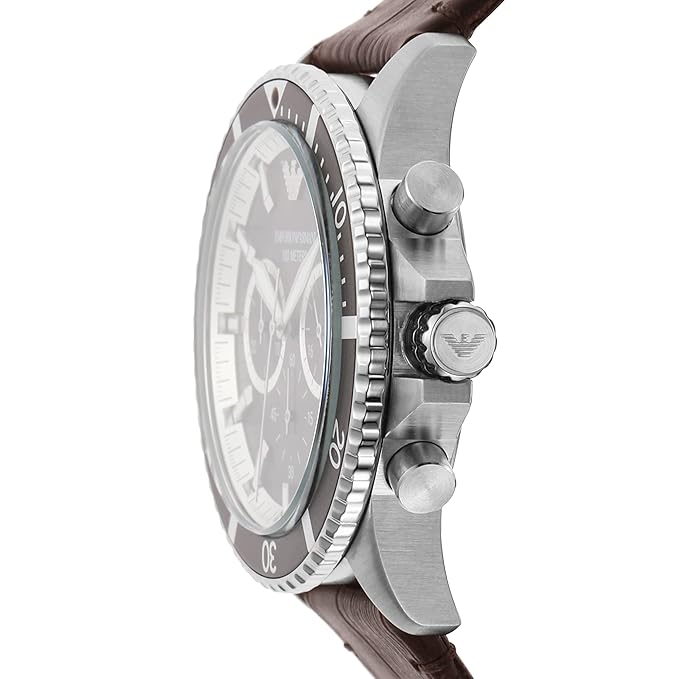 Emporio Armani Analog Brown Dial Men's Watch