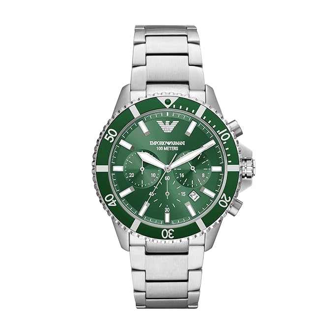Emporio Armani Analog Green Dial Men's Watch
