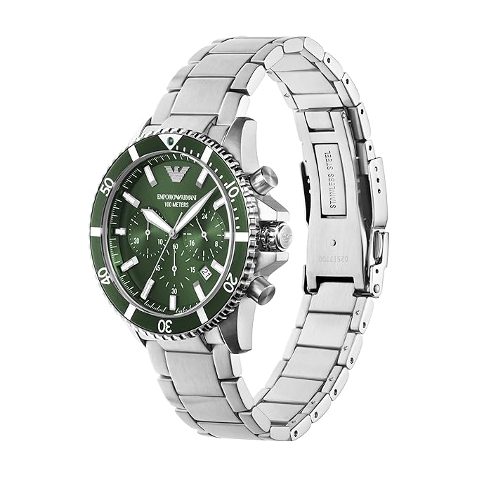 Emporio Armani Analog Green Dial Men's Watch