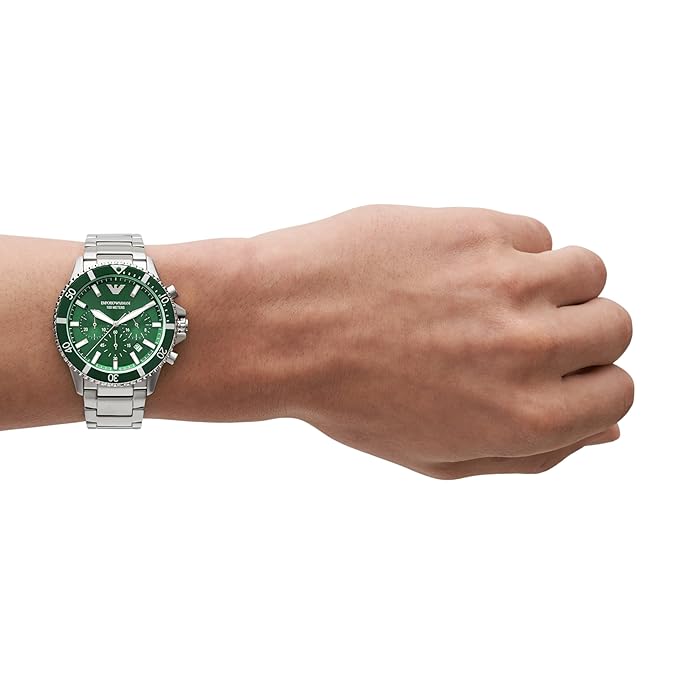 Emporio Armani Analog Green Dial Men's Watch