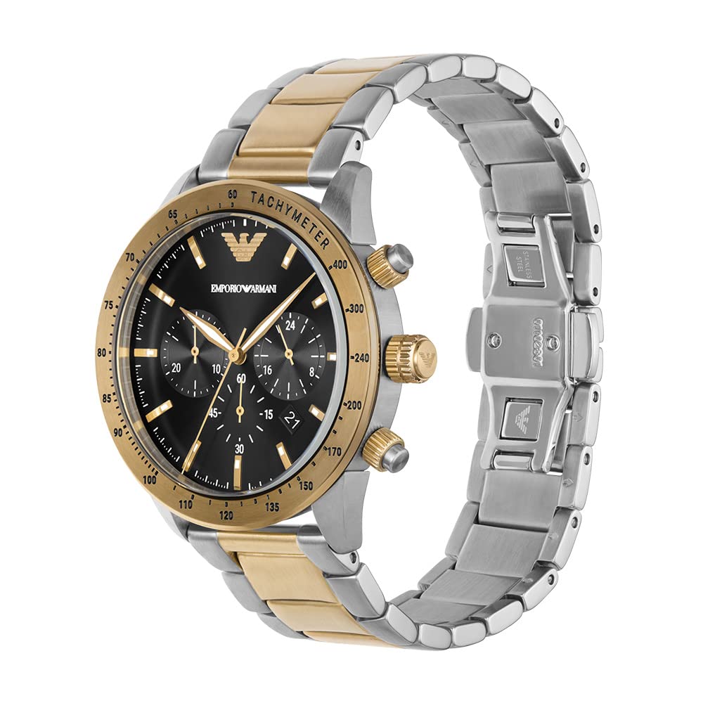 Emporio Armani Analog Black Dial Men's Watch