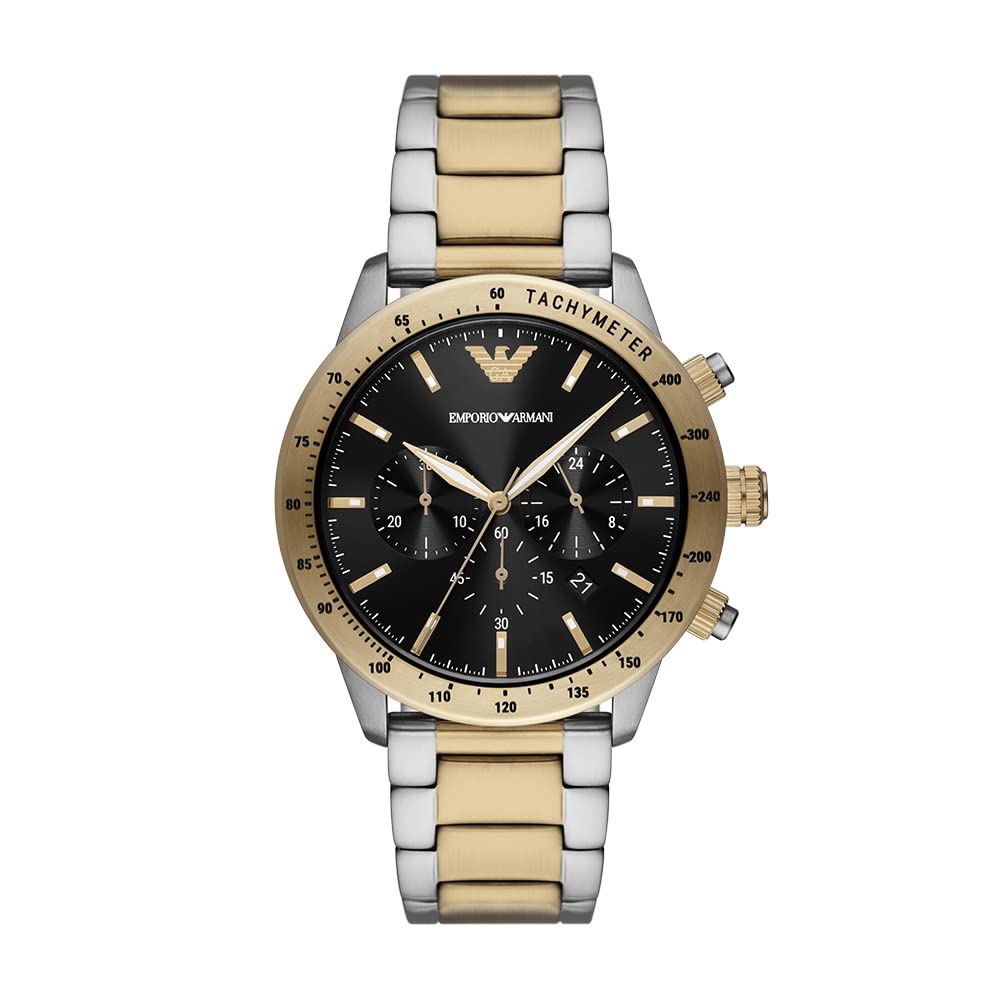 Emporio Armani Analog Black Dial Men's Watch