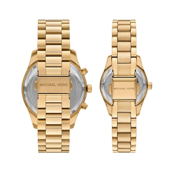 Michael Kors Lexington Gold Watch Set