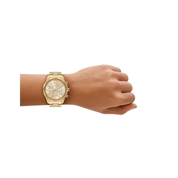 Michael Kors Lexington Gold Watch Set