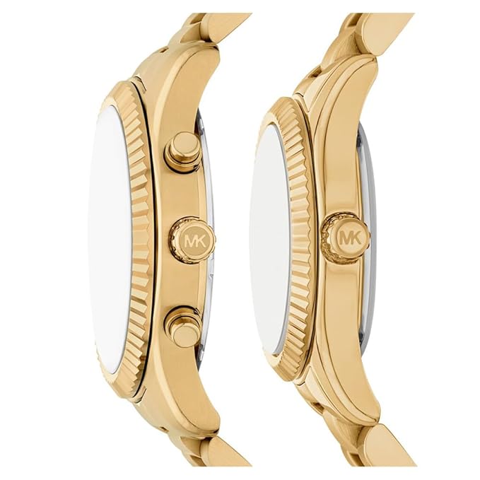 Michael Kors Lexington Gold Watch Set