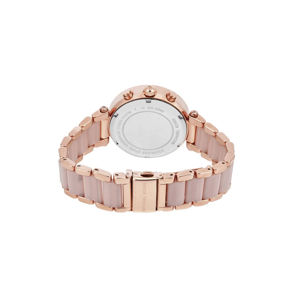 Michael Kors Analog Rose Dial Women's