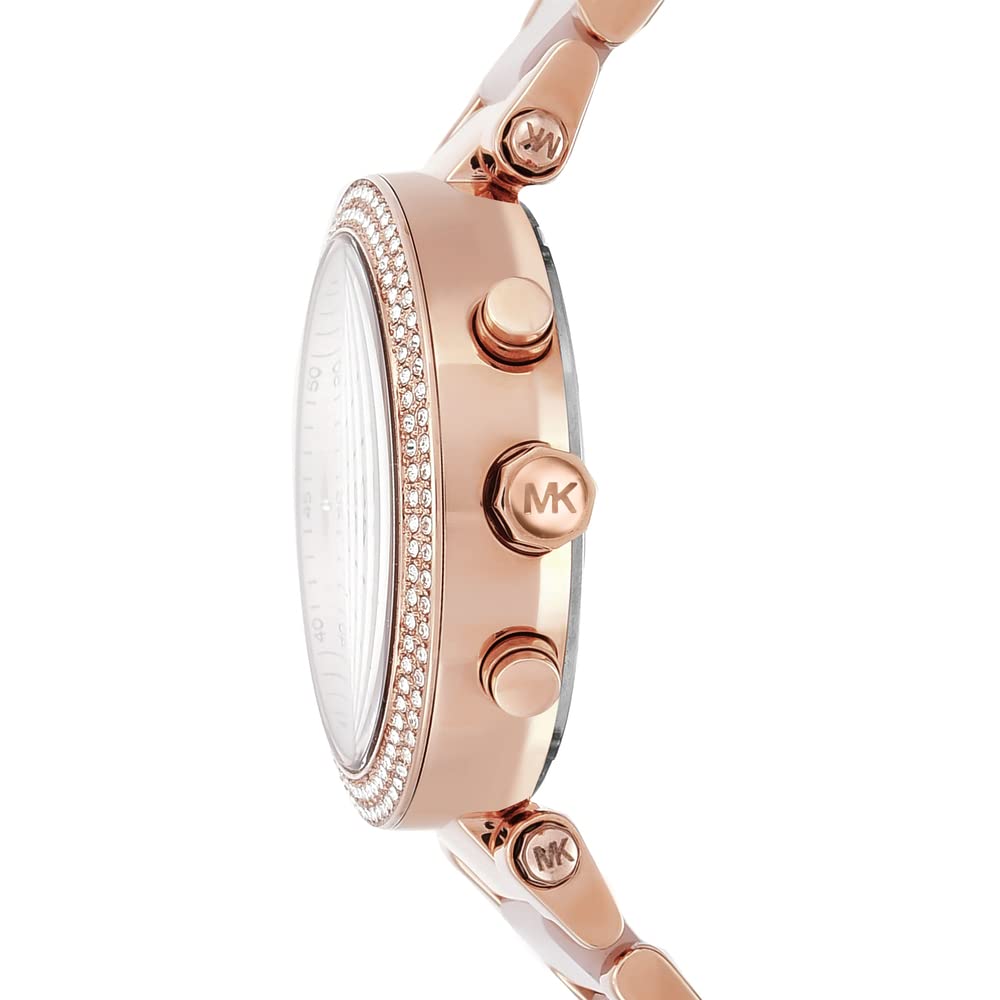 Michael Kors Analog Rose Dial Women's