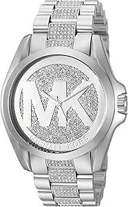 Michael Kors Women's MK6486 Bradshaw Analog Watch (Silver, Brown One Size), bracelet