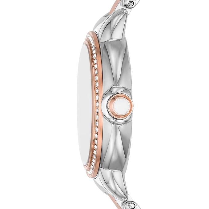 Emporio Armani Analog Off-White Dial Women's Watch