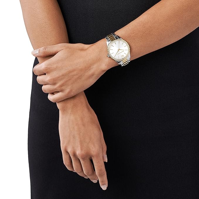 Michael Kors Layton Three-Hand Stainless Steel Watch