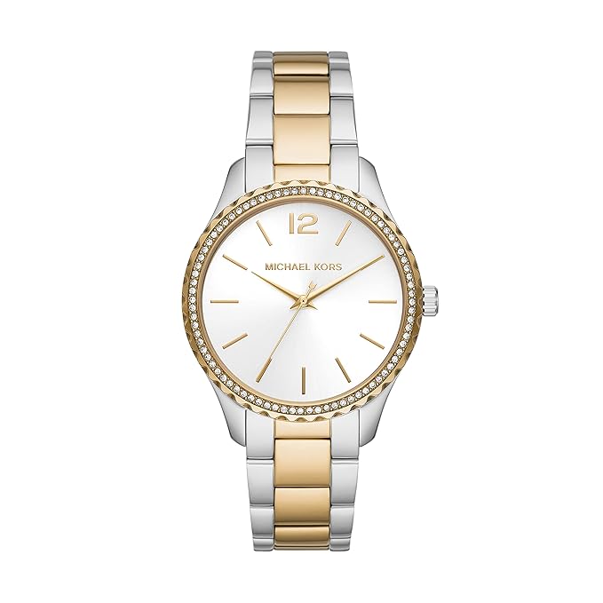 Michael Kors Layton Three-Hand Stainless Steel Watch