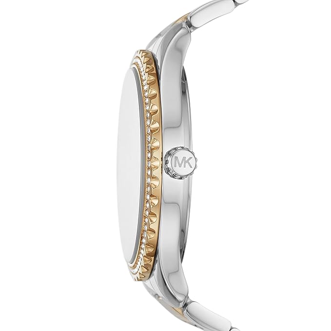 Michael Kors Layton Three-Hand Stainless Steel Watch