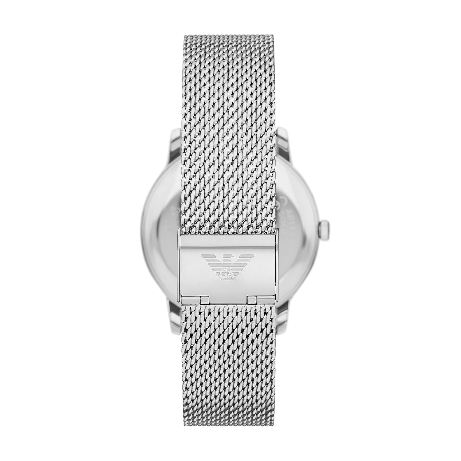 Emporio Armani Stainless Steel Analog Green Dial Men Watch, Silver Band