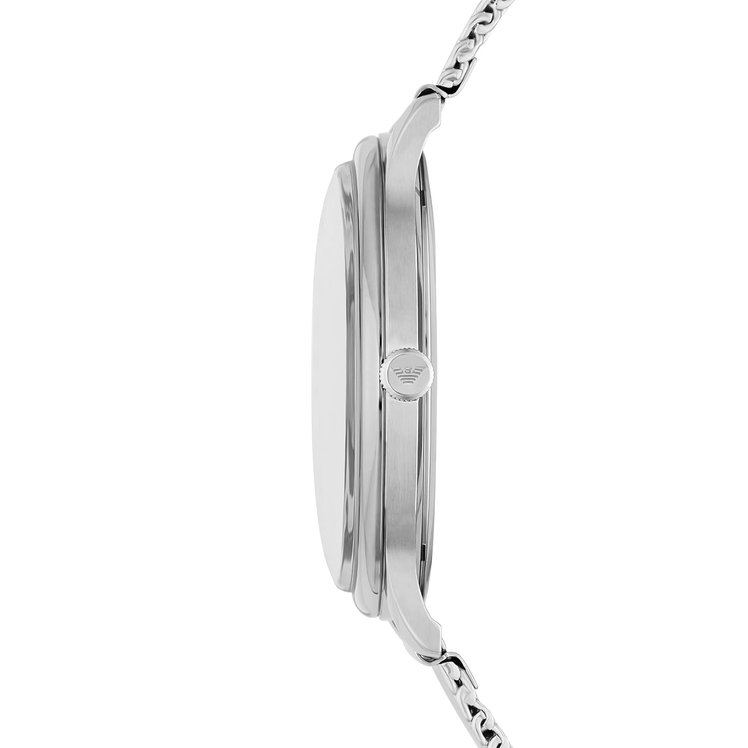 Emporio Armani Stainless Steel Analog Green Dial Men Watch, Silver Band