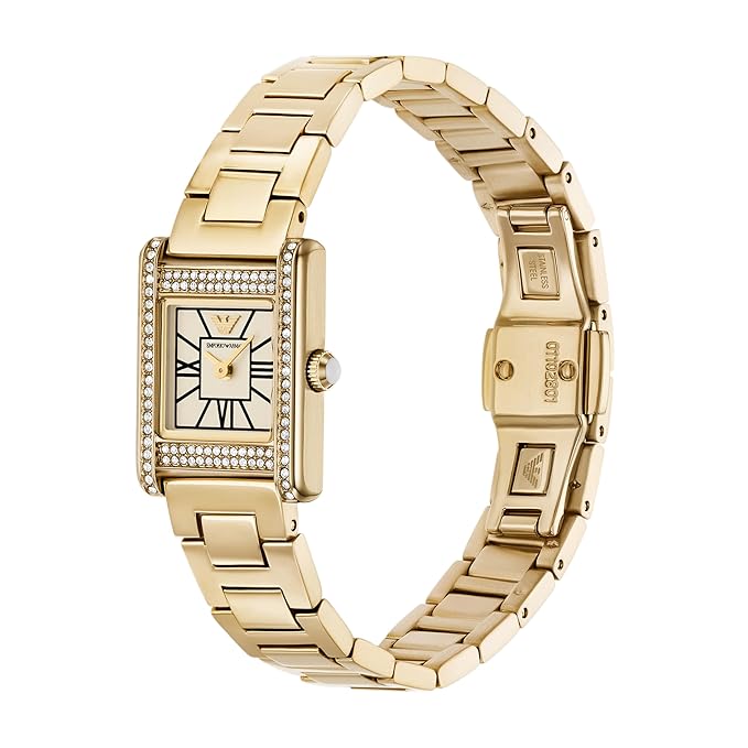Emporio Armani Gold Quartz Stainless Steel Watch