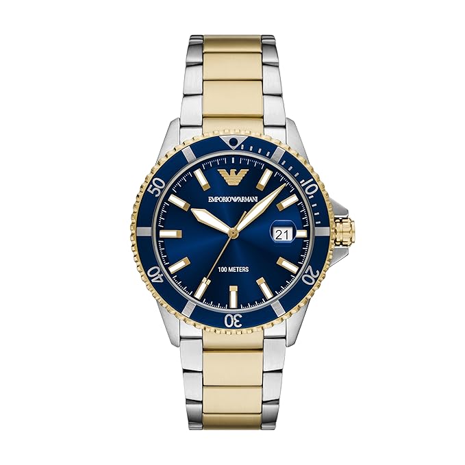 Emporio Armani Two Tone Watch