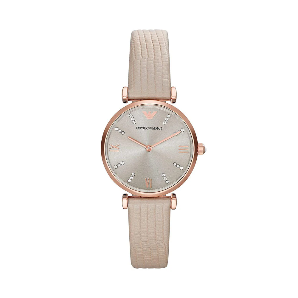 Emporio Armani Gianni T-B Analog Gunmetal Dial Women's Watch