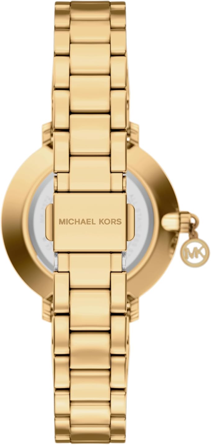 Michael Kors Women's Pyper Two-Hand Gold-Tone Stainless Steel Watch