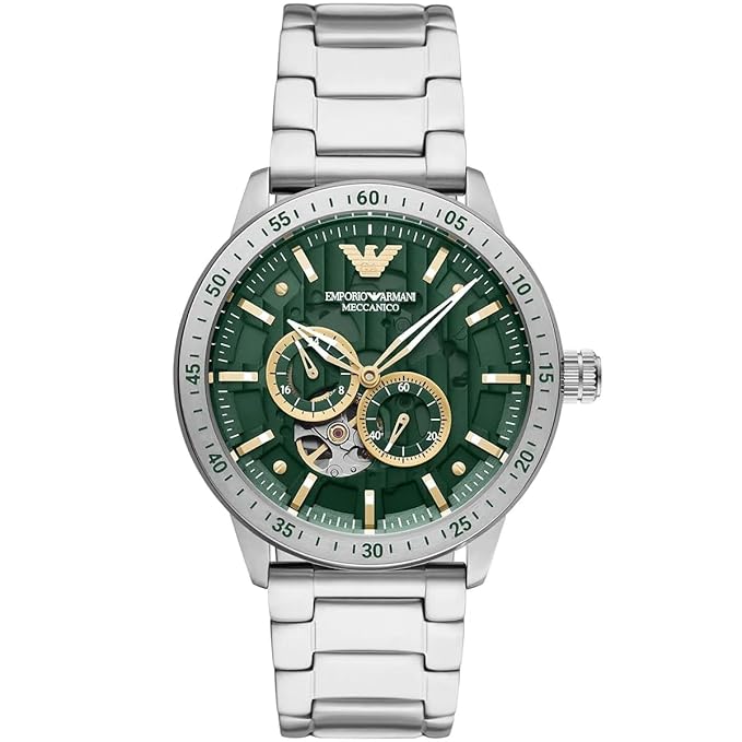 Emporio Armani Mario Analog Automatic Green Dial Men's Watch