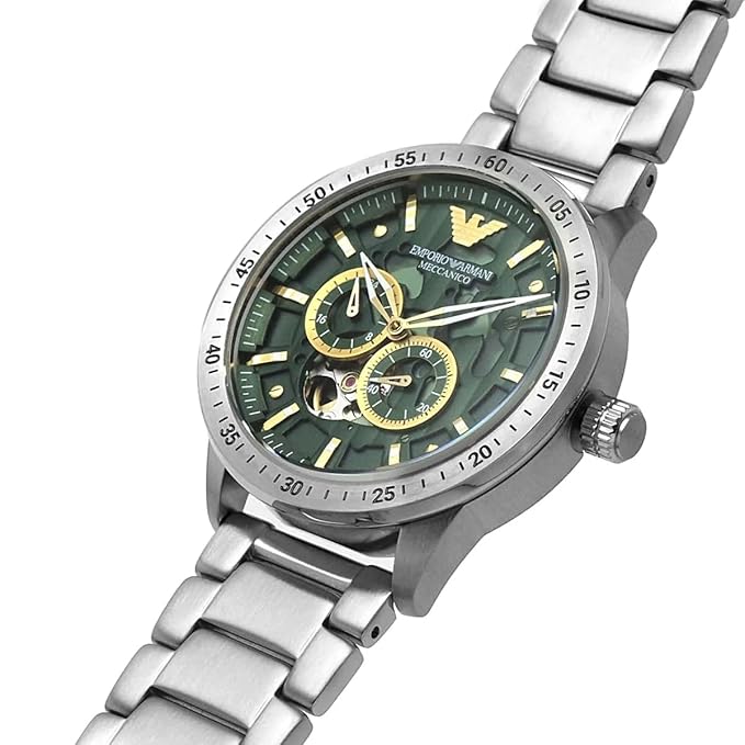 Emporio Armani Mario Analog Automatic Green Dial Men's Watch